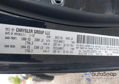 2012 Jeep Patriot Latitude from USA, damaged, VIN 1C4NJPFB1CD587701